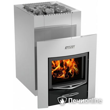 Дровяная банная печь Harvia 22 Duo Steel (Wk220) в Вологде